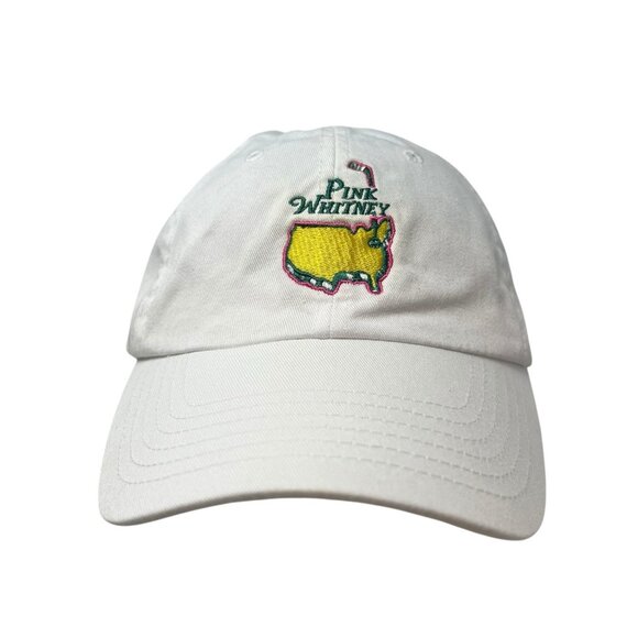 Pink Whitney Spittin' Chiclets Podcast Barstool Golf Masters Augusta Hat Cap Dad